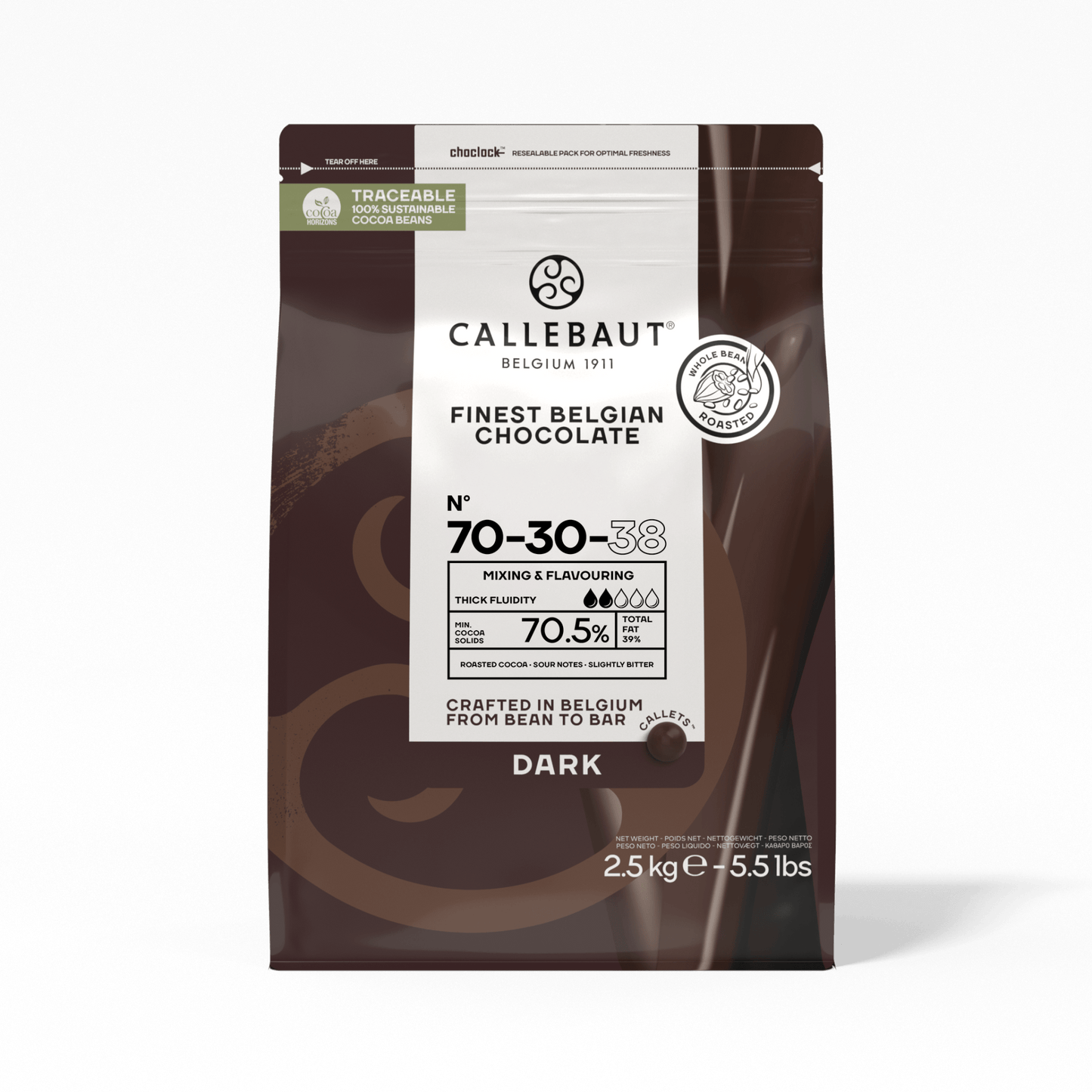 Dark Chocolate - 70-30-38 - 2.5kg Callets