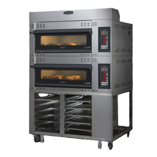 BRESSO ASIAN OVEN - DOUBLE DECK 2 TRAY: HBDO-2002