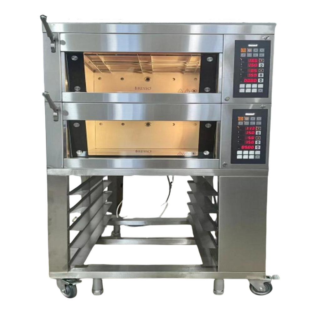 BRESSO EURO OVEN - DOUBLE DECK 2 TRAY: HBWO-2002