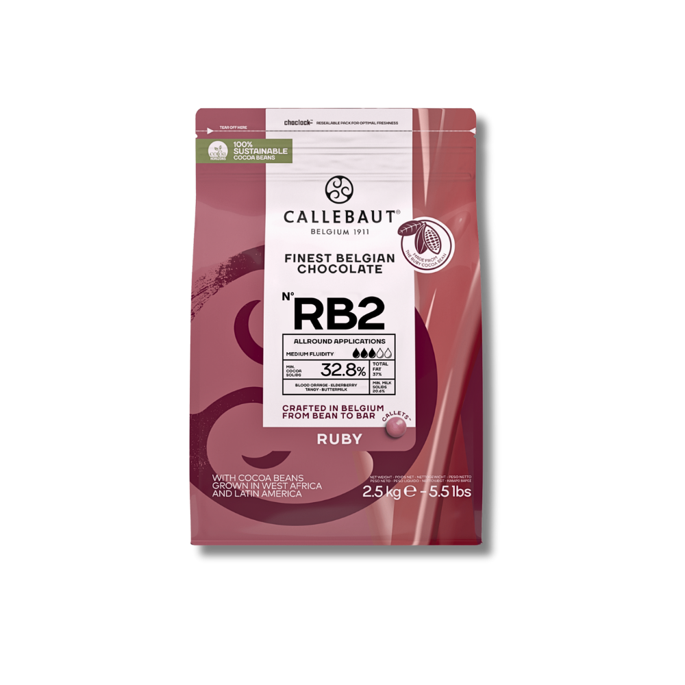 Ruby Chocolate - RB2 - 2.5kg Callets