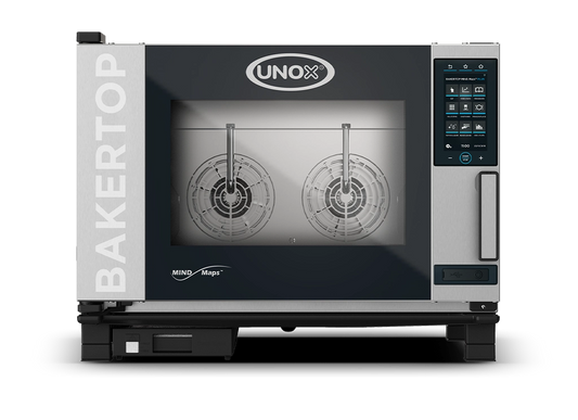 UNOX BAKERTOP MIND.Maps™ PLUS COUNTERTOP COMBI OVEN - 4 TRAYS: XEBC-04EU-EPRM