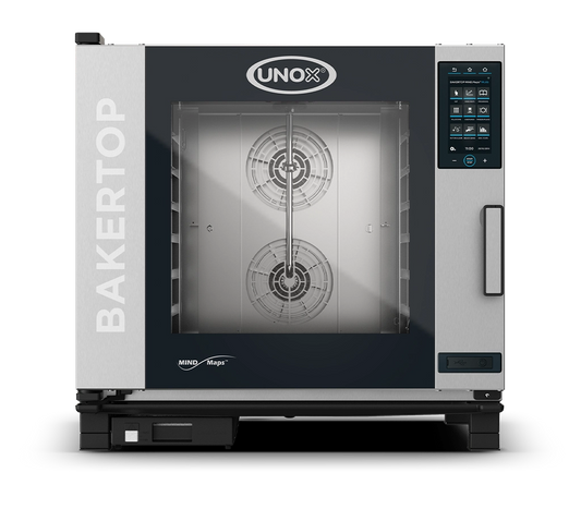 UNOX BAKERTOP MIND.Maps™ PLUS COUNTERTOP COMBI OVEN - 6 TRAYS: XEBC-06EU-EPRM