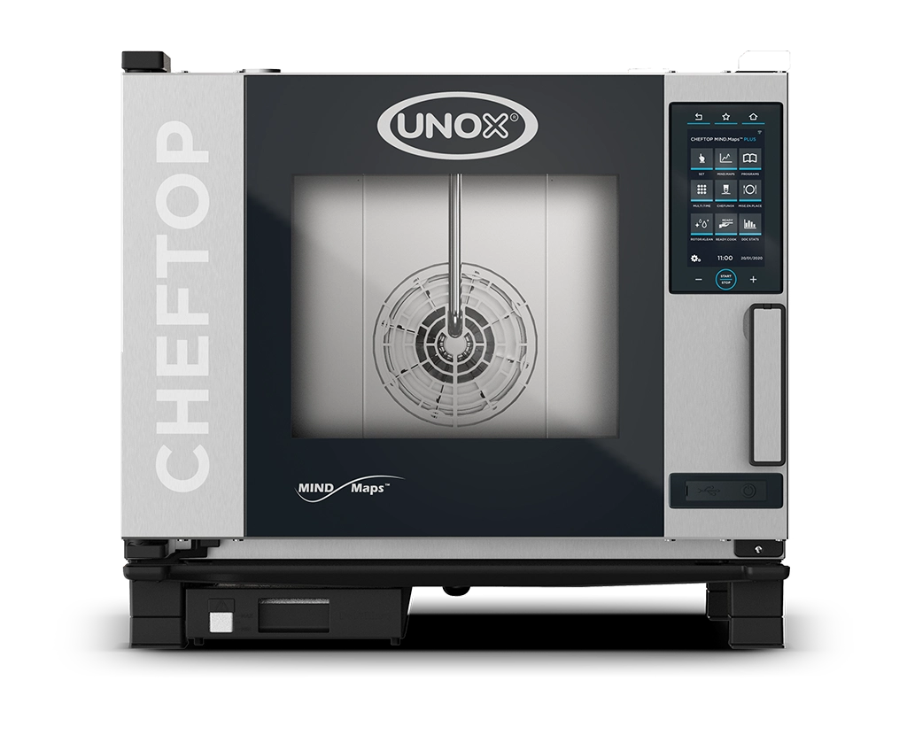 UNOX CHEFTOP MIND.Maps™ PLUS COUNTERTOP COMBI OVEN - 5 TRAYS GN1/1: XEVC-0511-EPRM