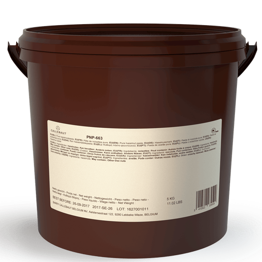 Callebaut Pure Roasted Hazelnut Paste - 5kg Bucket